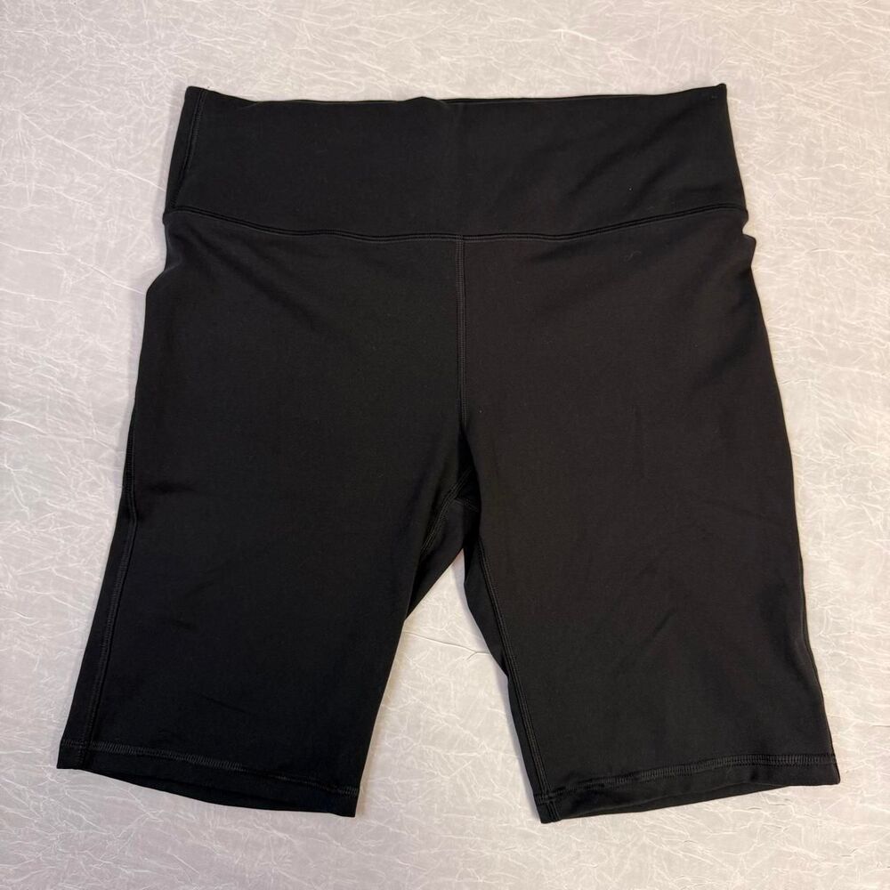 All in Motion Women’s XL Black High Rise Bike Shorts Biker Athletic Workout
